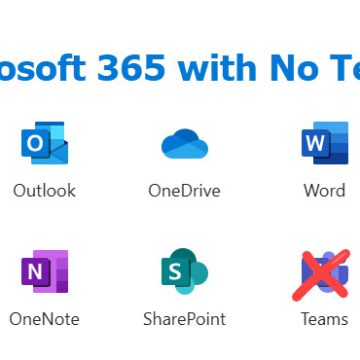 Microsoft 365 with No Teams
