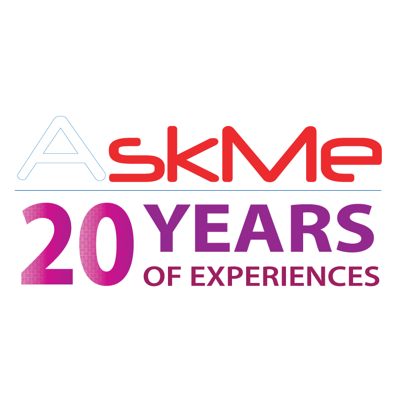 AskMe 20 Years of Experiences Logo